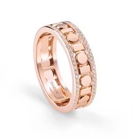 Ring Damiani Woman Belle Epoque Reel in Gold Diamante 0.37 Ct 20093136 - 20093136